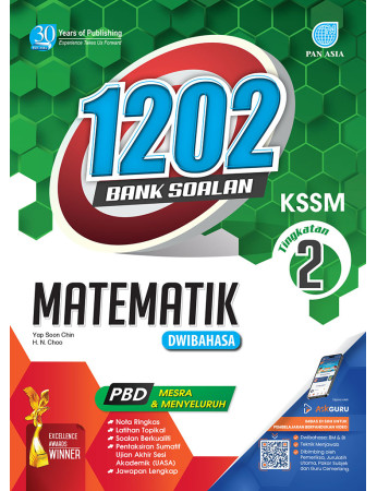 1202 Bank Soalan Matematik Tingkatan 2(Bilingual) KSSM