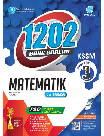 1202 Bank Soalan Matematik Tingkatan 3(Bilingual) KSSM